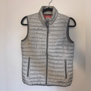 Eddie Bauer Silver Down Vest